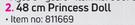 48cm Princess Doll Item No 811669