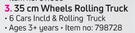 35cm Wheels Rolling Truck
