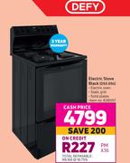 Defy Electric Stove Black DSS 694