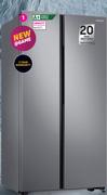 Samsung 647L Side-By-Side Fridge With Space Max Technology RS62R5011M9