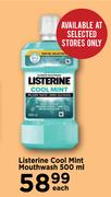 Listerine Cool Mint Mouthwash-500ml Each