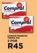 Compral Headache Tablets-For 2 x 24s