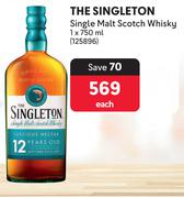 The Singleton Single Malt Scotch Whisky-750ml Each