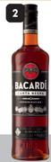 Bacardi Carta Negra Superior Black Rum-750ml Each