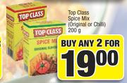Top Class Spice Mix (Original Or Chili)-For Any 2 x 200g
