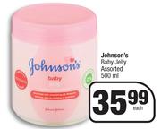 Johnson's Baby Jelly Assorted-500ml Each