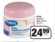 Purity Aqueous Baby Cream-325ml Each