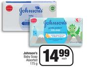 Johnson's Baby Soap Assorted-175g Each