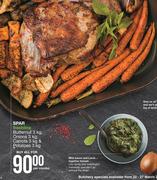 Spar Freshline Butternut 3Kg, Onions 3Kg, Carrots 3Kg & Potatoes 3Kg-For All