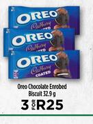 Oreo Chocolate Enrobed Biscuit-For 3 x 32.9g