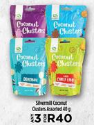 Silvermill Coconut Clusters Assorted-For 3 x 40g