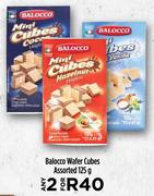 Balocco Wafer Cubes Assorted-For 2 x 125g