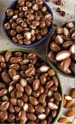 Chocolate Coated Hazelnuts, Almonds Or Brazil Nuts-Per 100g