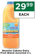 Bonnita Cabana Dairy Fruit Blend Assorted-2Ltr