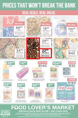 Food Lover's Market Western Cape : More Value For Only 50 Bucks (26 February - 03 March 2024), page 8