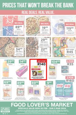 Food Lover's Market Western Cape : More Value For Only 50 Bucks (26 February - 03 March 2024), page 8