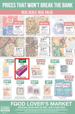 Food Lover's Market Western Cape : More Value For Only 50 Bucks (26 February - 03 March 2024), page 8