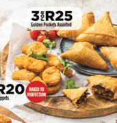 Golden Pockets Assorted-For 3