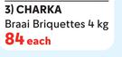 Charka Braai Briquettes-4kg Each