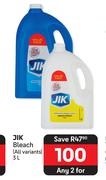 Jik Bleach (All Variants)-For Any 2 x 3Ltr