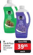 M Tile & Floor Cleaner (All Variants)-1.5Ltr Each