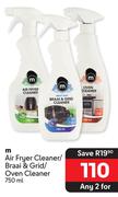 M Air Fryer Cleaner/ Braai & Grid/ Oven Cleaner-For Any 2 x 750ml