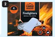 Camp Master Firelighters-For 4 x 200g