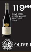 Olive Brook Hemel & Aarde Pinot Noir-750ml