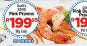 Quality Jumbo Pink Prawns-1kg Pack