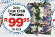 Quality Blue Crab Portions-Per Pack