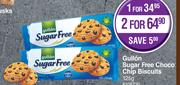 Gullon Sugar Free Choco Chip Biscuits-For 1 X 125g