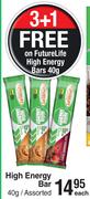 Futurelife High Energy Bar Assorted-40g Each