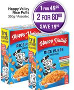 Happy Valley Rice Puffs Assorted-For 2 X 350g