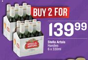 Stella Artois Handies 6 x 330ml-For 2 Packs
