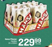 Hansa Pilsener Handies-24 x 330ml Per Case