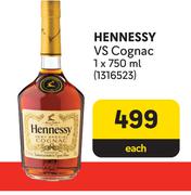 Hennessy VS Cognac-750ml Each