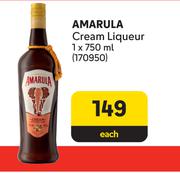 Amarula Cream Liqueur-750ml Each