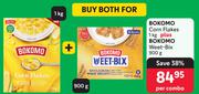Bokomo Corn Flakes 1Kg Plus Bokomo Weet Bix 900g-Per Combo