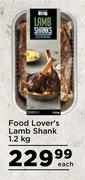Food Lover's Lamb Shank-1.2kg Each