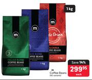 M Coffee Beans (All Variants)-1Kg Each