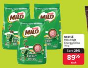 Nestle Milo Malt Energy Drink-750g Each
