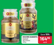 Douwe Egberts Instant (All Variants)-200g Each