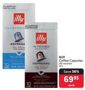 Illy Coffee Capsules (All Variants)-10's Pack Each