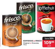 Koffiehuis Or Frisco Original Or Granules-750g Each