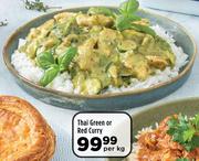 Thai Green Or Red Curry-Per kg