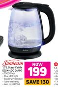Sunbeam 1.7L Glass Kettle (SGK-400 DIAM)