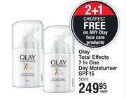 Olay Total Effects 7 In One Day Moisturiser SPF15-50ml Each