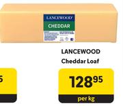 Lancewood Cheddar Loaf-Per kg