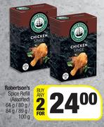 Robertson's Spice Refill (Assorted)-For Any 2 x 64g/80g/84g/89g/100g