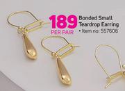 Bonded Small Teardrop Earring-Per Pair